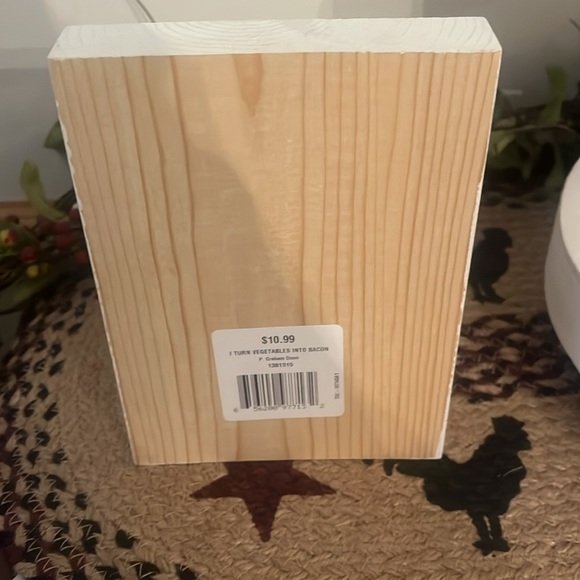 I turn vegetables into bacon Pig sign - Picture 3 of 5